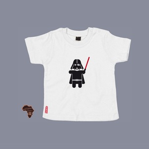 Image of T-shirt bébé blanc Dark Pickto